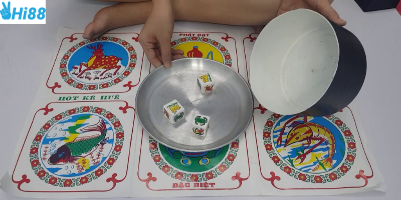 Cách chơi bầu cua đơn giản tại nhà cái Hi88