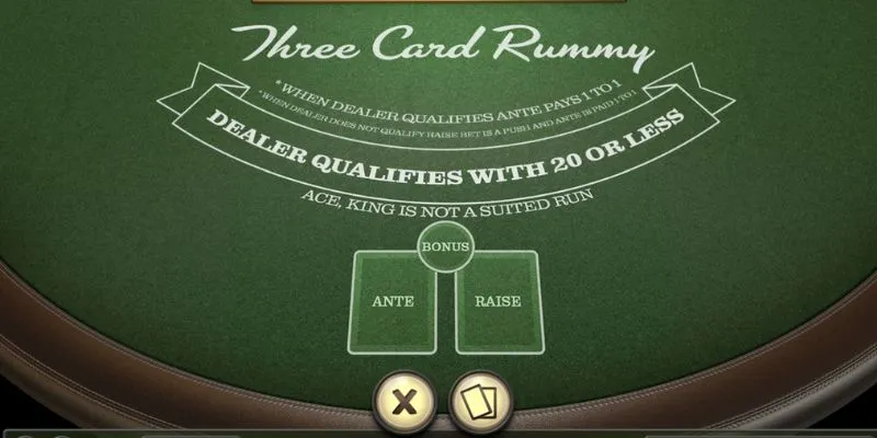Mẹo chơi Three Card Rummy thắng đậm