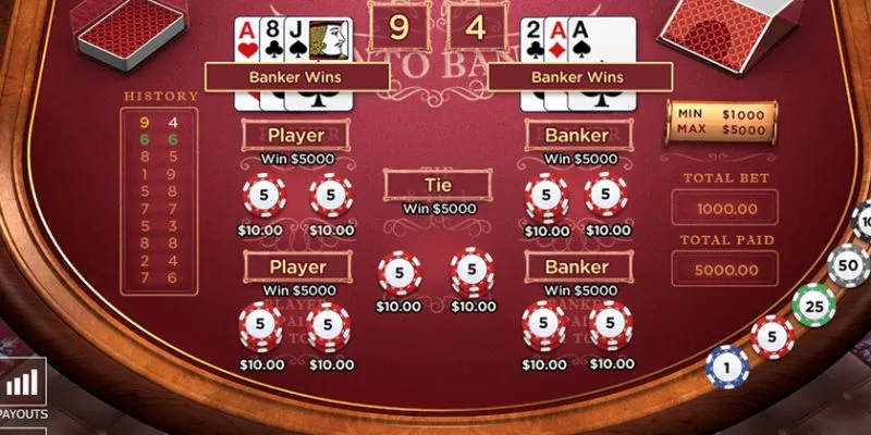 Bí kíp đánh baccarat cược thông minh