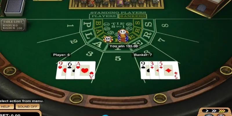 Quy trình về cách đánh gấp thếp baccarat